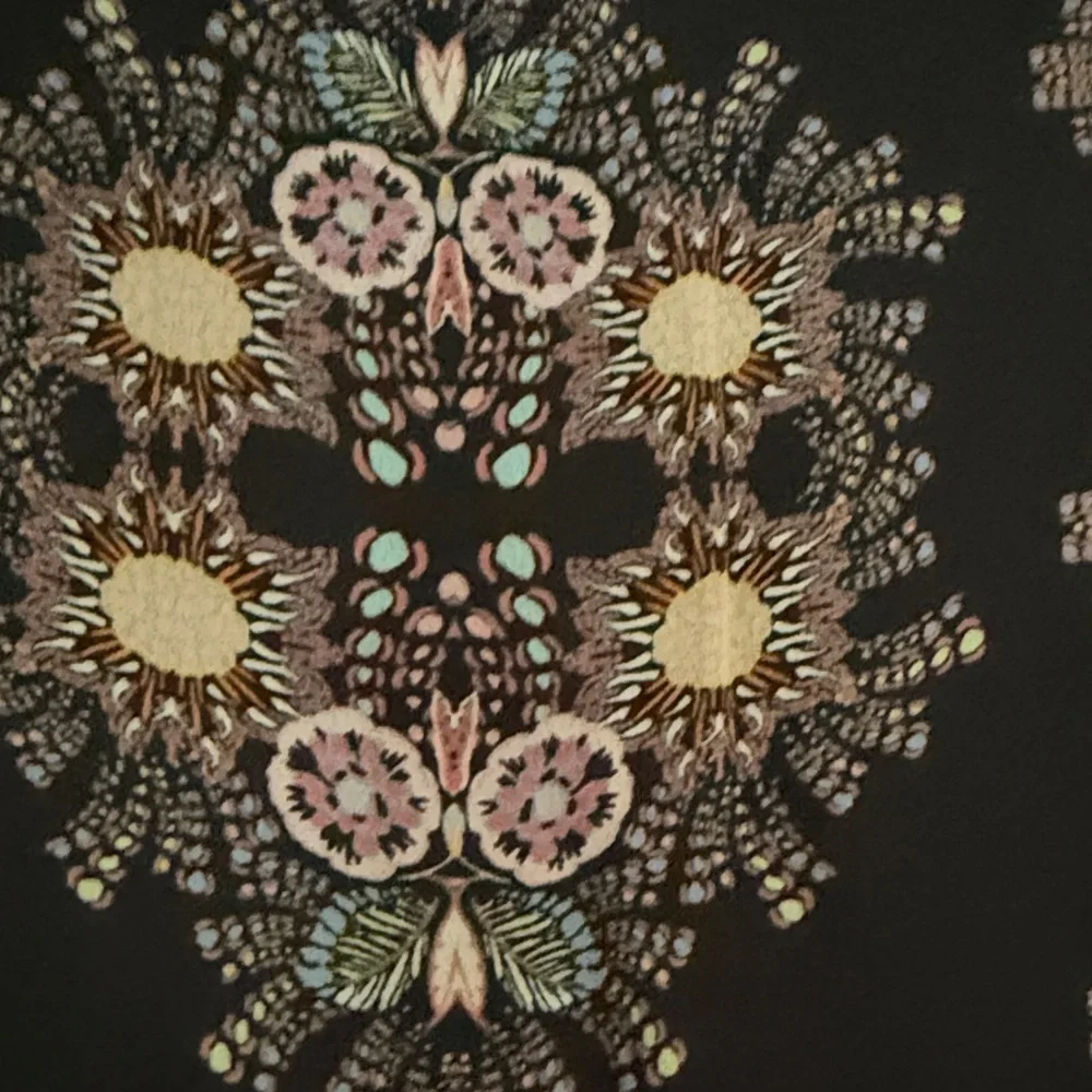 Hale Bob Black and Purple Floral Blouse - Picture 8 of 12